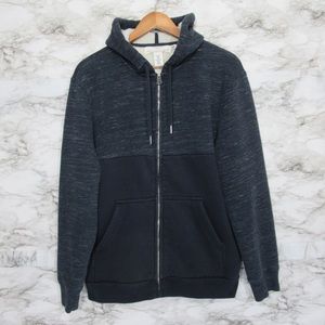 H & M L.O.G.G. Hooded Sherpa Lined Jacket Size Medium